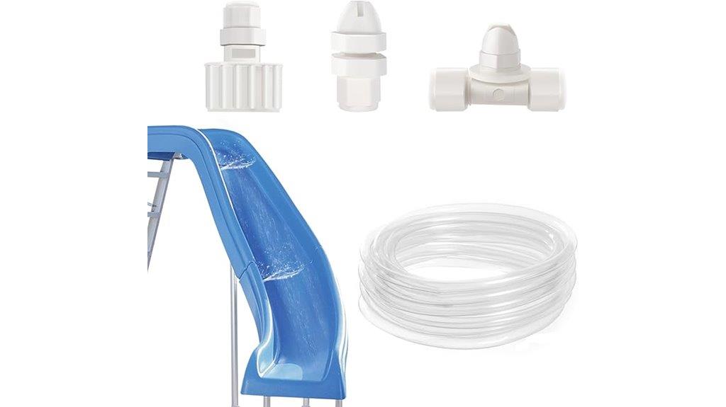 pool water slide tubing