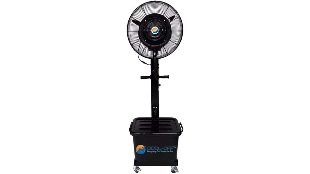 portable 10 gallon misting fan