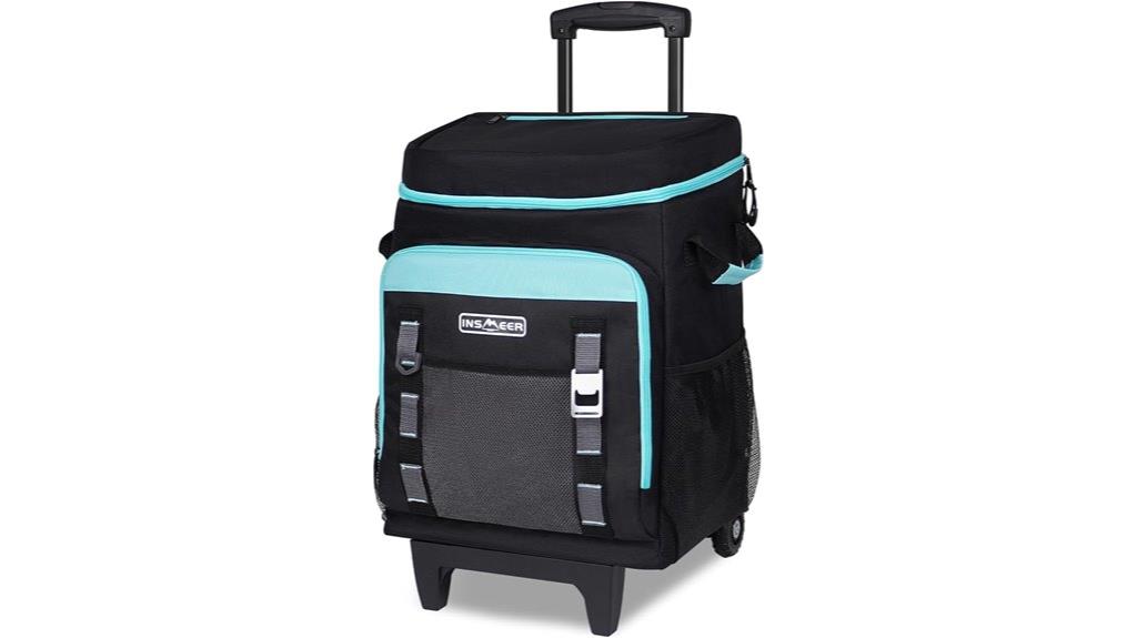 portable 80 can rolling cooler