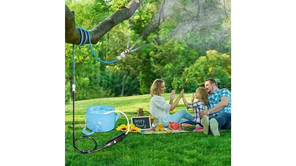 portable garden misting system