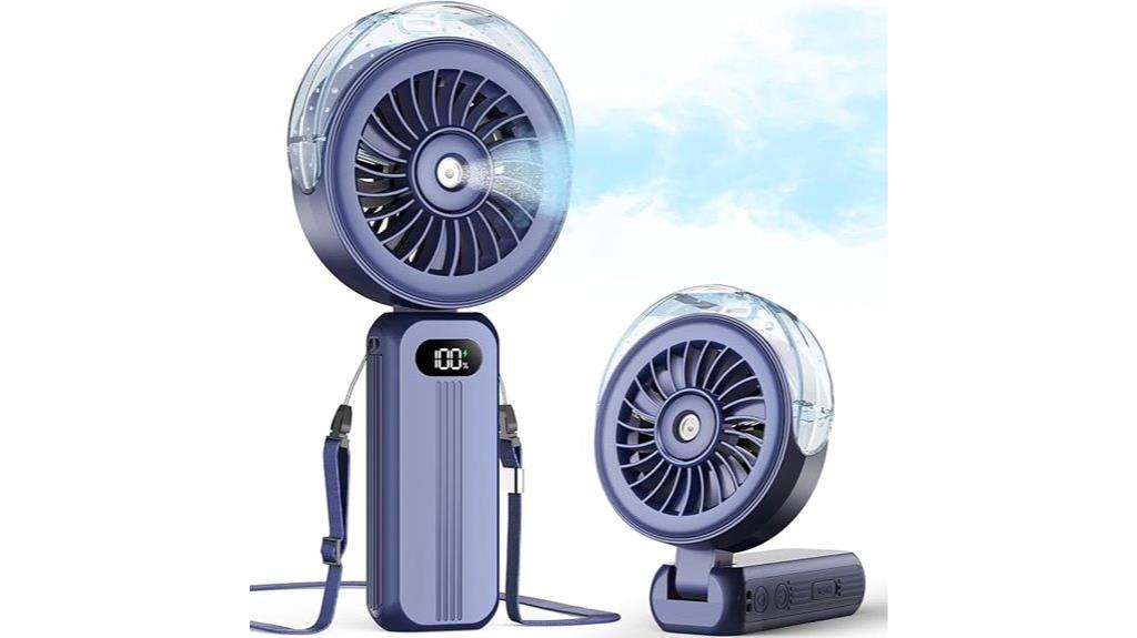 portable misting fan