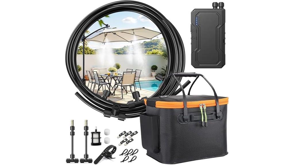 portable misting water system