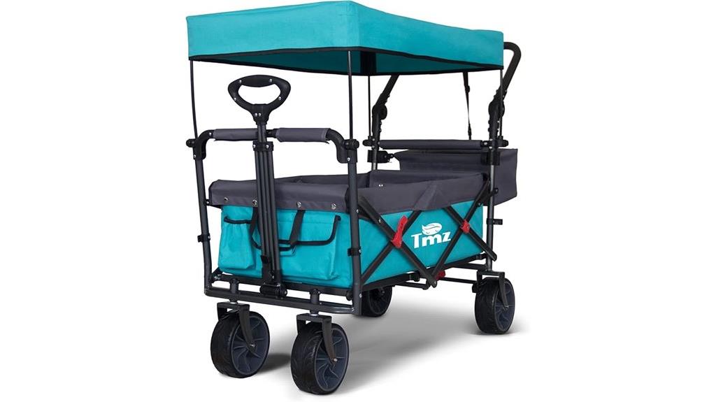 portable outdoor wagon with canopy