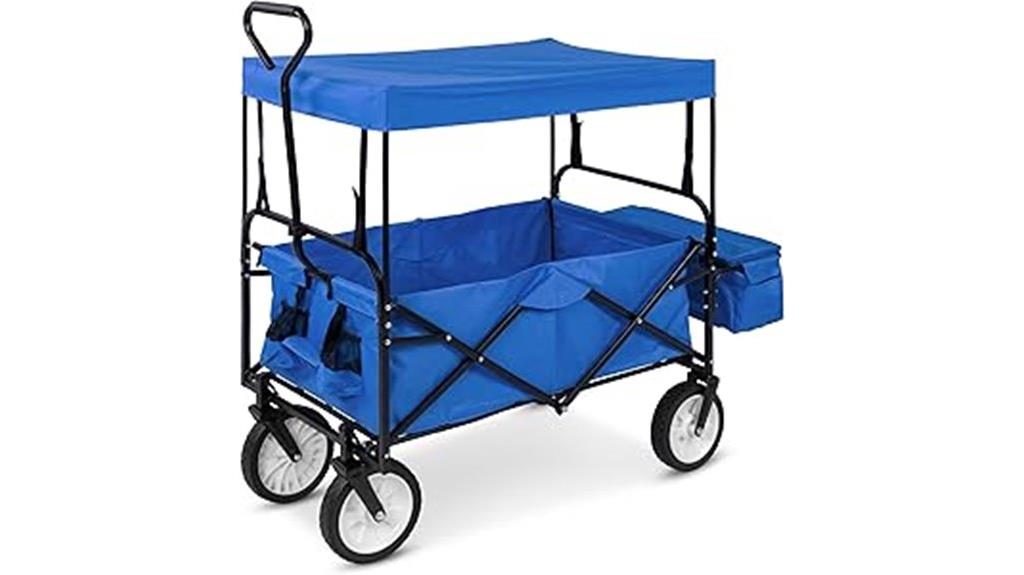 portable outdoor wagon with canopy