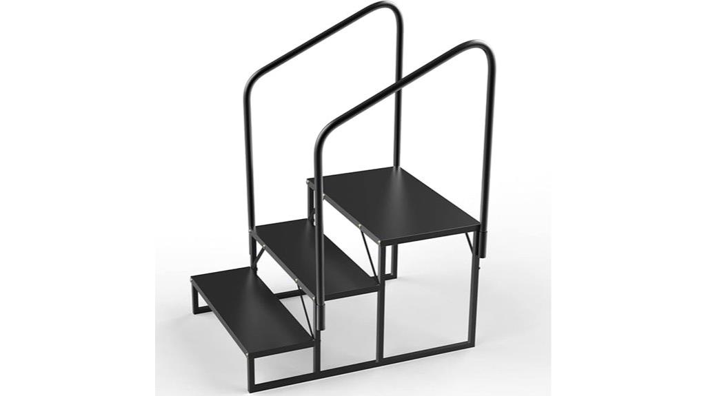 portable rv staircase handrail