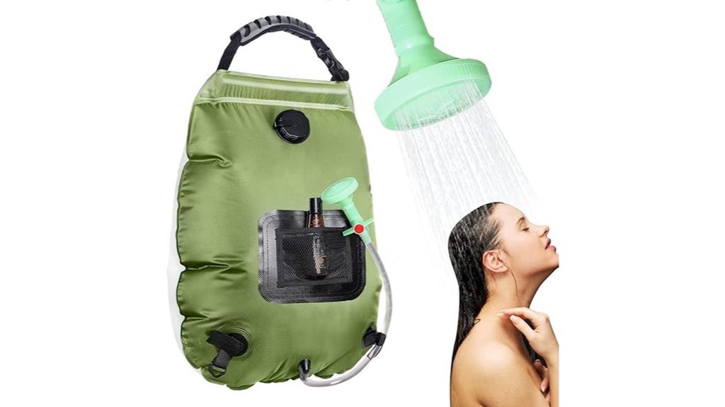 portable solar shower