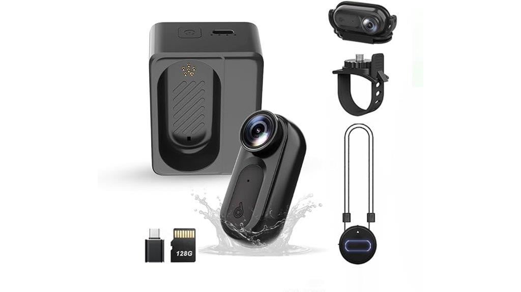 portable waterproof body camera