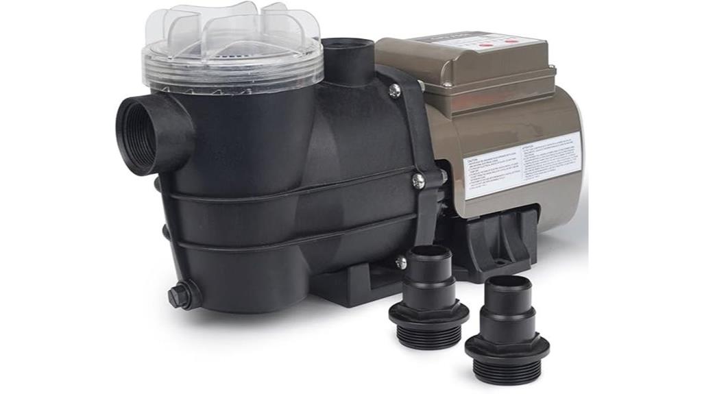 powerful above ground pool pump