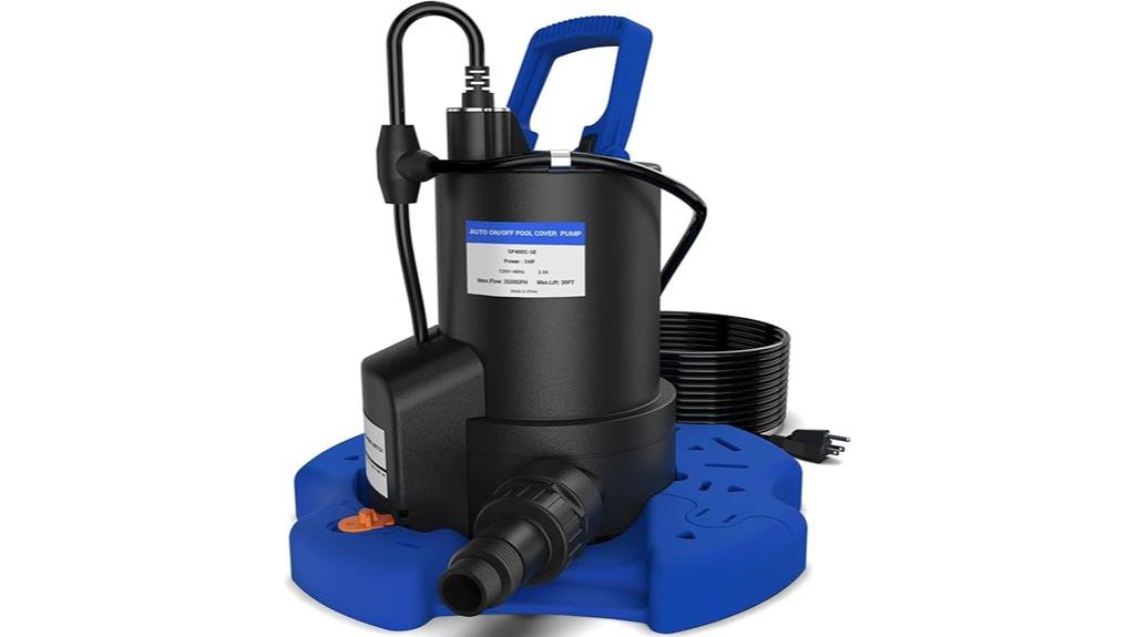 powerful pool cover pump