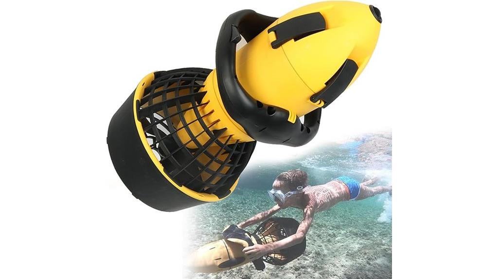 powerful underwater scooter