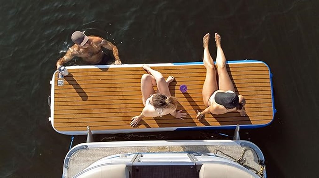 premium inflatable water platform