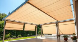 premium retractable canopy pergolas