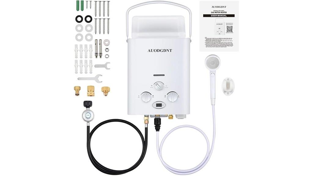 propane heater with led