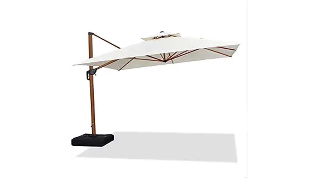 purple leaf 11ft patio umbrella
