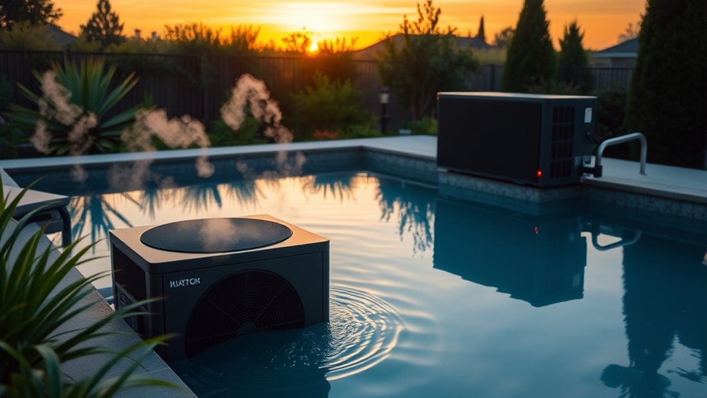 quiet efficient pool heating