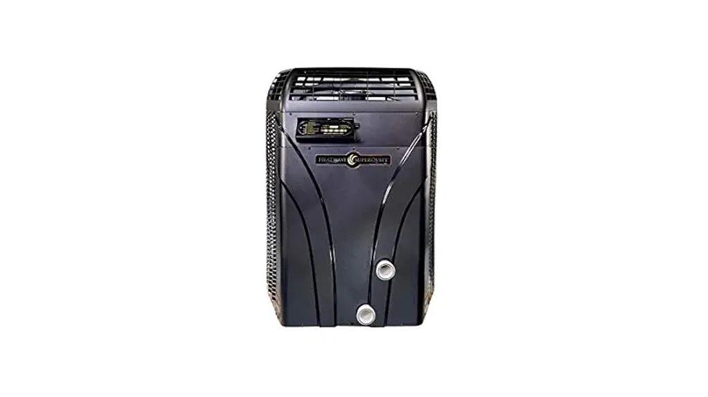 quiet pool heating system