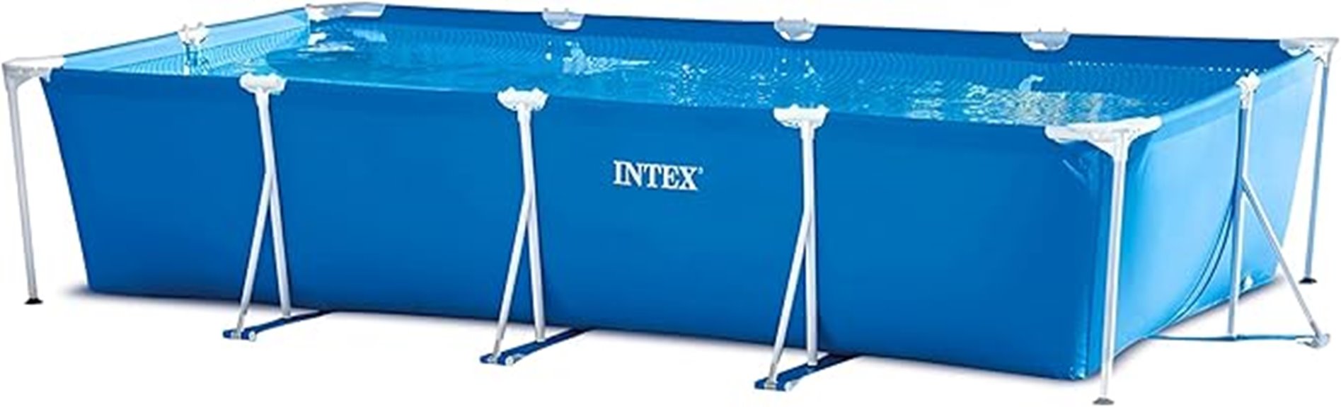 rectangular pool with drain