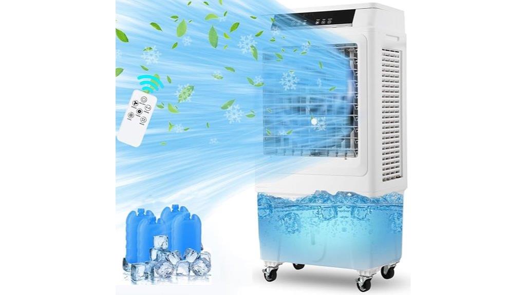 remote controlled evaporative cooler