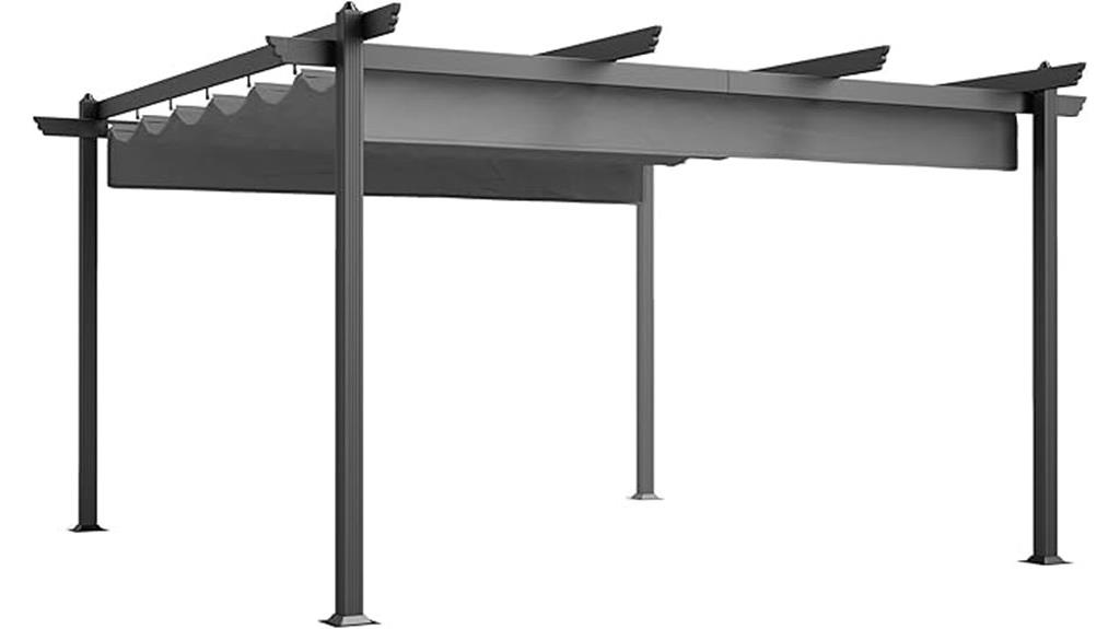retractable aluminum canopy