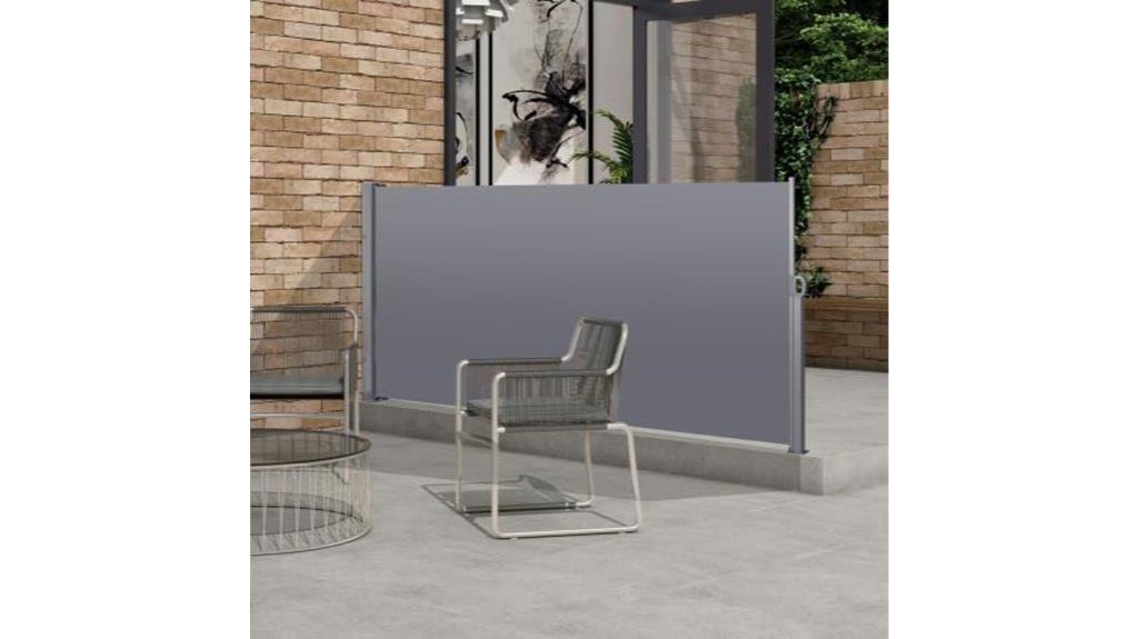retractable aluminum patio screen