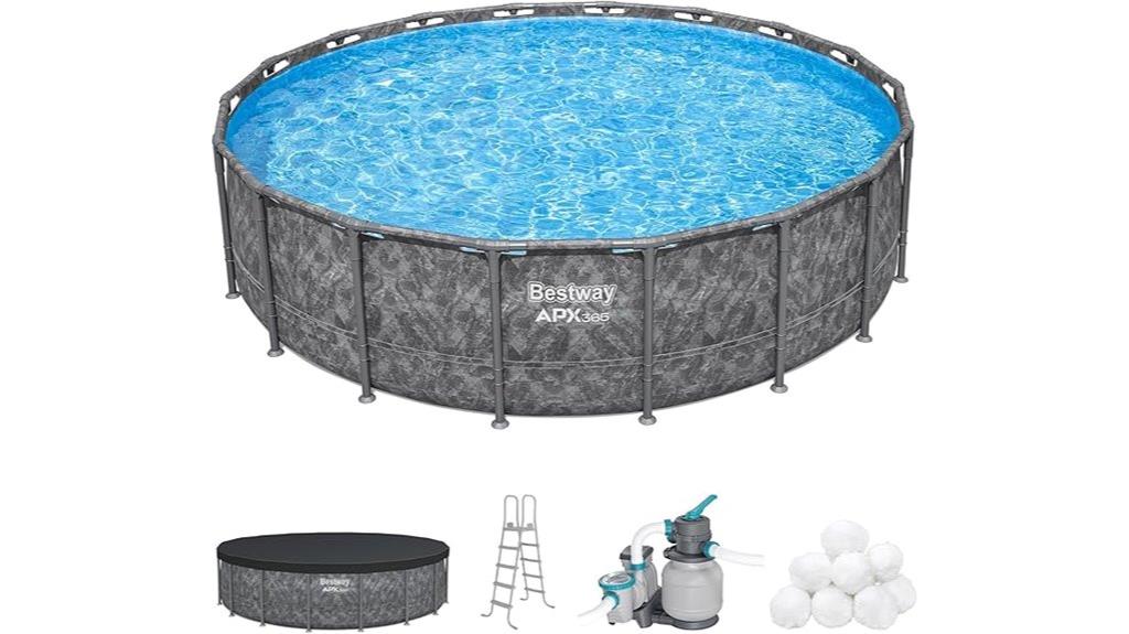round above ground pool