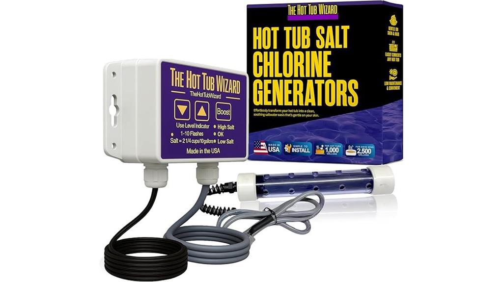 salt based hot tub chlorinator