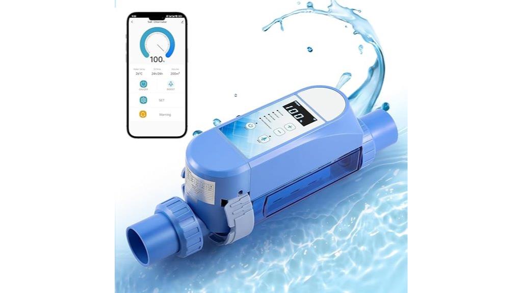 salt water pool chlorinator