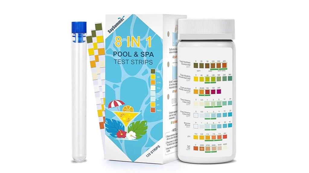 saltwater pool test strips