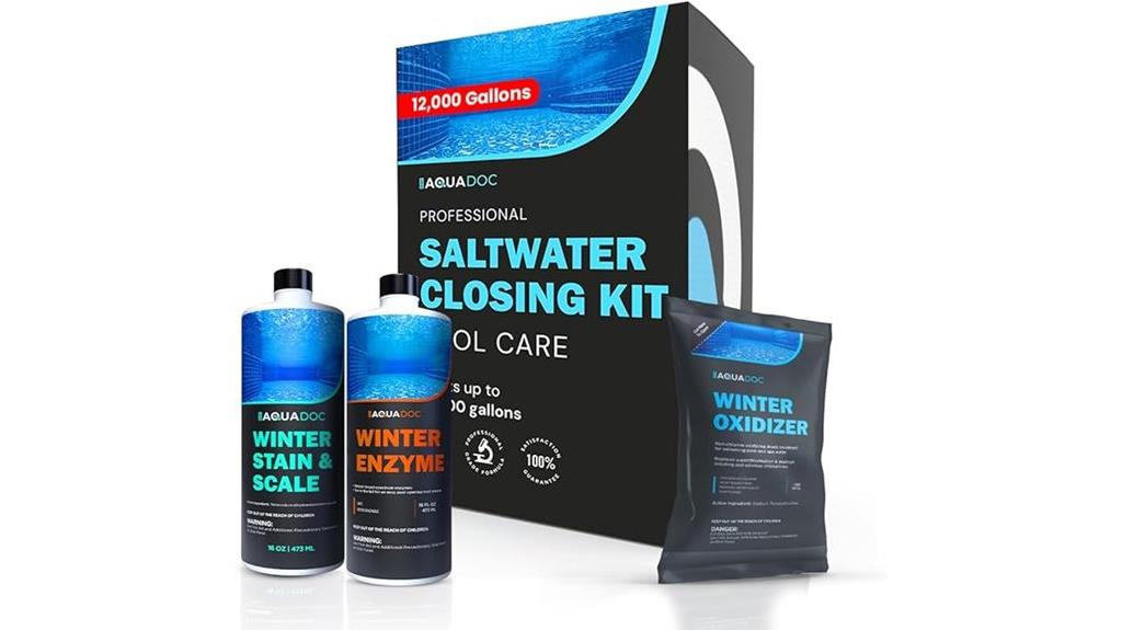 saltwater pool winterizing kit