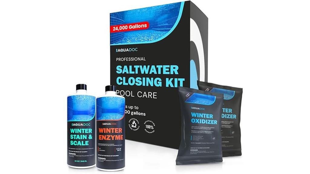 saltwater pool winterizing kit