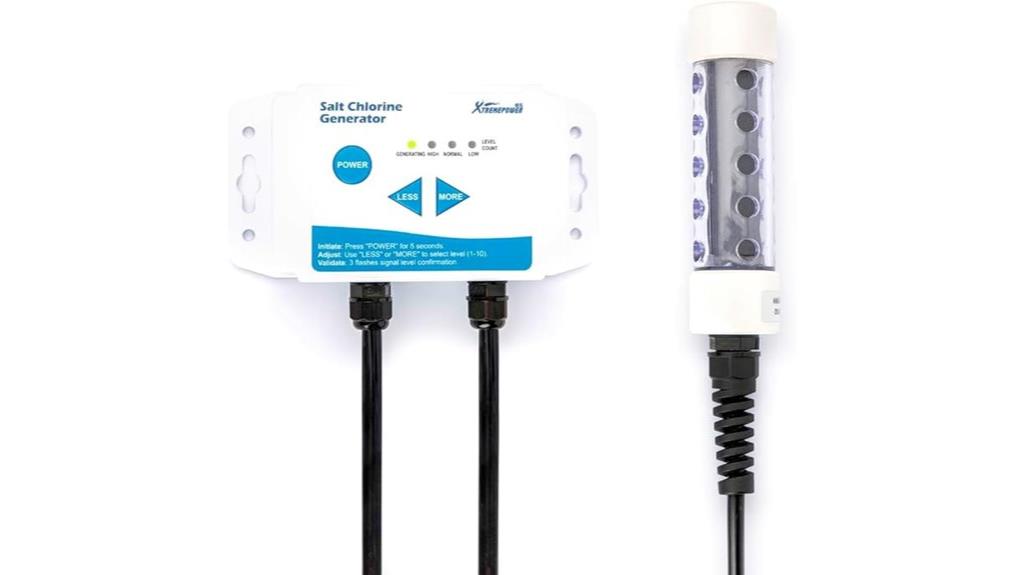 saltwater spa chlorine generator