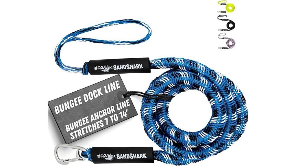 shock absorbing dock bungee