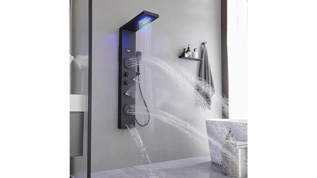 six function shower tower