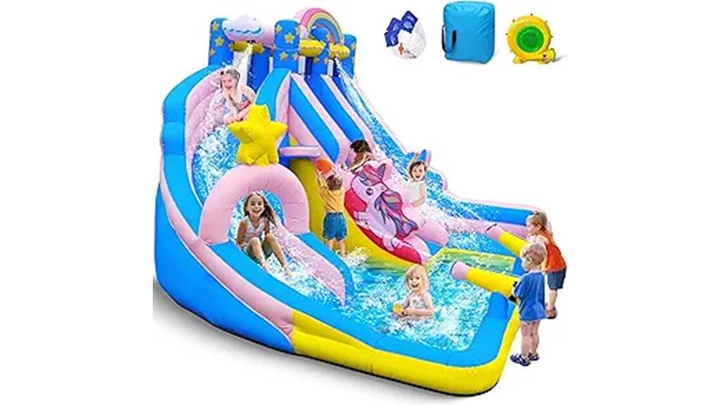 six in one water slide