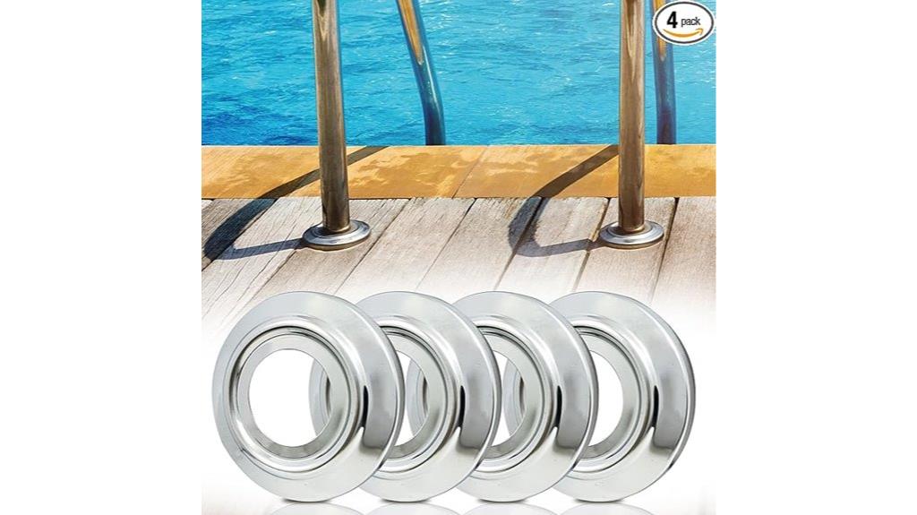 stainless steel pool ladder plates