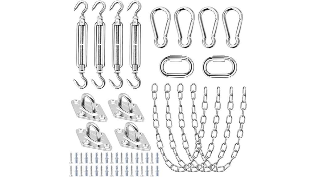 stainless steel shade kit