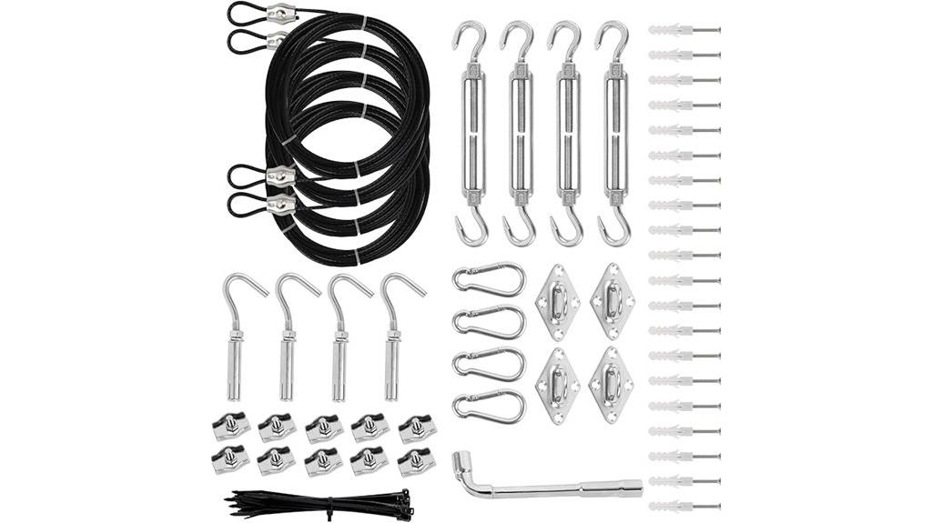 stainless steel shade kit
