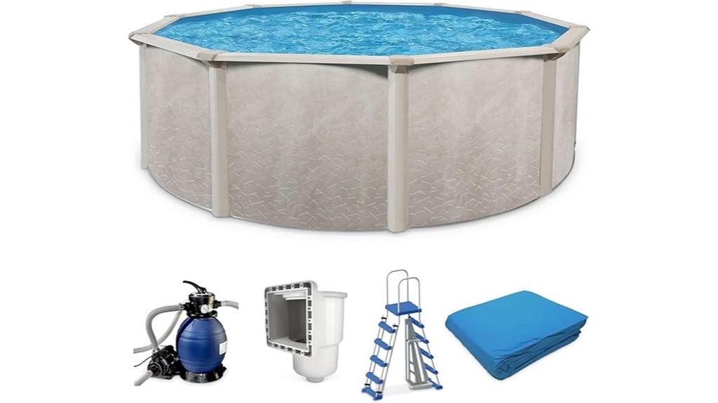 steel above ground pool