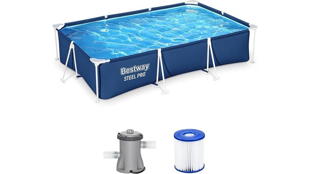 steel pro pool set