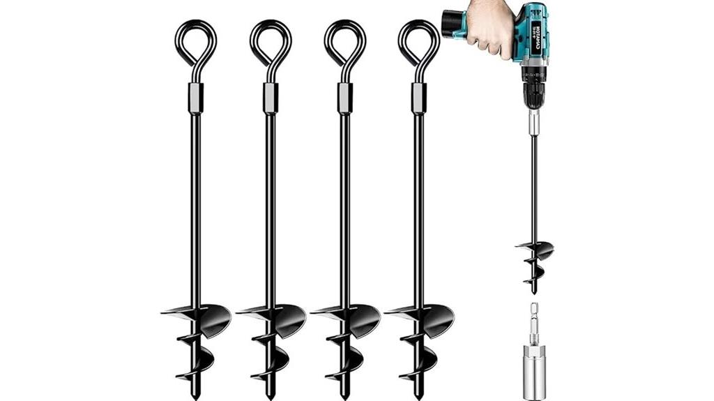strong heavy duty ground anchors