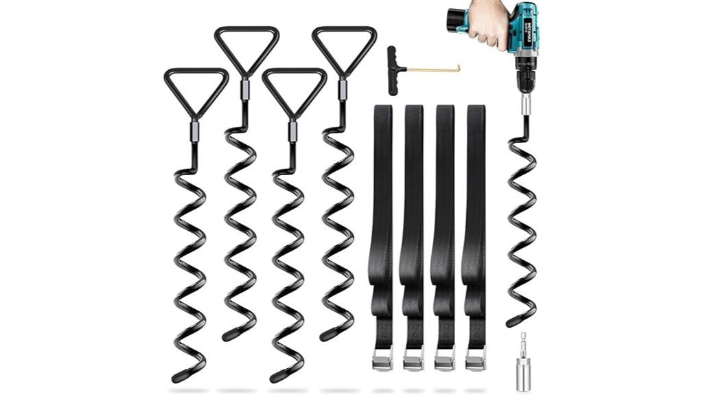 sturdy trampoline ground anchors