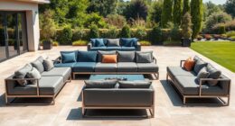stylish waterproof outdoor sofas
