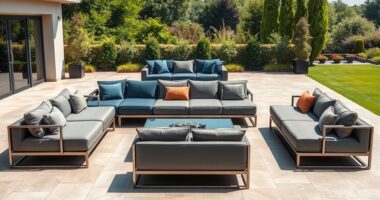 stylish waterproof outdoor sofas