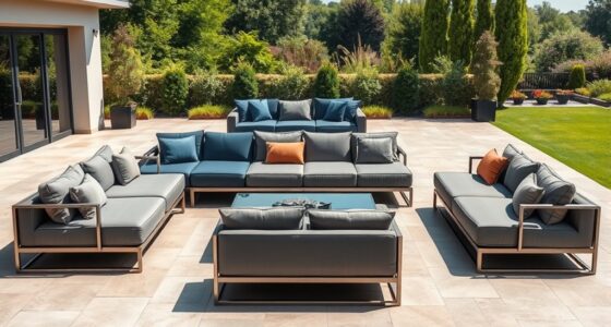 stylish waterproof outdoor sofas