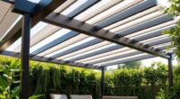 stylish waterproof pergola kits