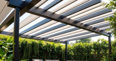 stylish waterproof pergola kits