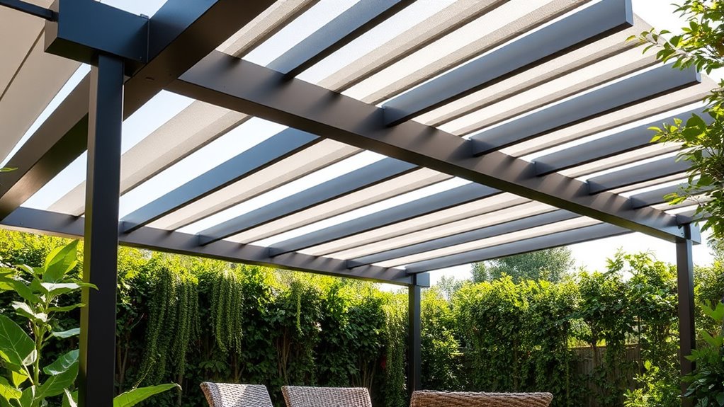 stylish waterproof pergola kits