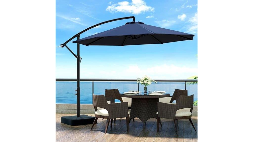 ten foot umbrella with base