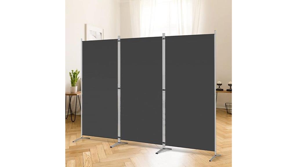 three panel privacy screen