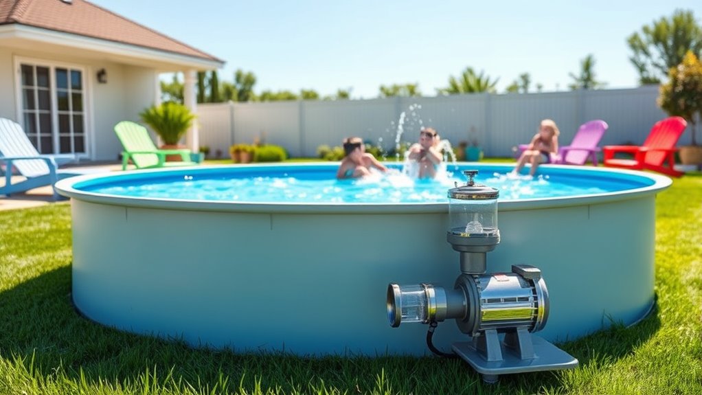 top above ground pool filters